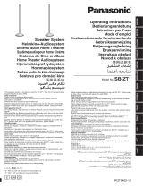 Panasonic SBZT1 Instrukcja obsługi