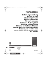 Panasonic SC-HTB15EG Instrukcja obsługi
