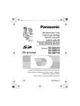 Panasonic SVSD710 Instrukcja obsługi