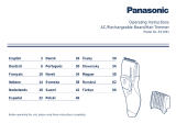Panasonic ER2061 Instrukcja obsługi