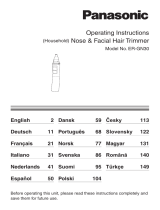 Panasonic ERGN30 Instrukcja obsługi