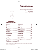 Panasonic es206 Instrukcja obsługi
