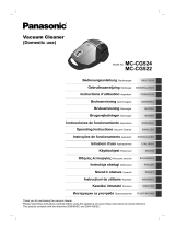 Panasonic MC-CG524 Instrukcja obsługi