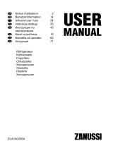 Zanussi ZUA14020SA Instrukcja obsługi