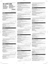 Casio MS-100BM, MS-120BM Instrukcja obsługi