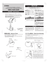 Yamaha MBH-425 Instrukcja obsługi
