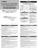 Yamaha MBL-32A Instrukcja obsługi