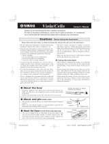 Yamaha VC5S Instrukcja obsługi