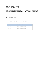 Yamaha CSP-170 Instrukcja instalacji