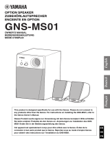 Yamaha GNS-MS01 Instrukcja obsługi