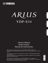 Yamaha Arius YDP-S34 Instrukcja obsługi