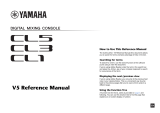 Yamaha V5 Instrukcja obsługi