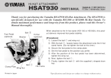 Yamaha HSAT930 Instrukcja obsługi