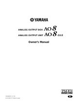 Yamaha AO8-DA8 Instrukcja obsługi