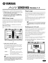Yamaha AW2816 Instrukcja obsługi