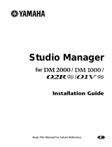 Yamaha Studio Manager Instrukcja obsługi