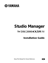 Yamaha DM2000 Instrukcja instalacji