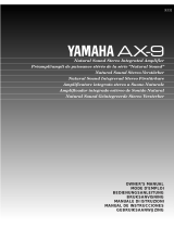 Yamaha AX-9 Instrukcja obsługi