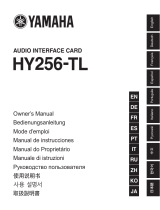 Yamaha HY256 Instrukcja obsługi