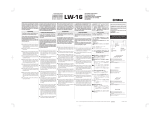 Yamaha LW-16 Instrukcja obsługi