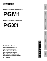 Yamaha PGX1 Instrukcja obsługi