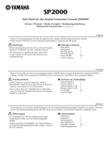 Yamaha SP2000 Instrukcja obsługi