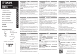 Yamaha WMB-L1B Instrukcja instalacji