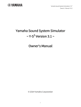 Yamaha Y-S3 Instrukcja obsługi