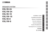 Yamaha VXL1W-8 Instrukcja instalacji