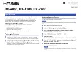 Yamaha RX-A880 Instrukcja obsługi