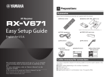 Yamaha RX-V671 Instrukcja instalacji