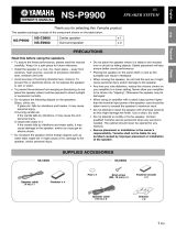 Yamaha NS-P9900 Instrukcja obsługi
