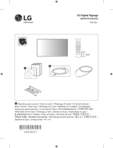 LG LG 75XF3ES-B Skrócona instrukcja instalacji