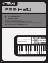 Yamaha PSS-F30 Instrukcja obsługi