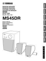 Yamaha MS45DR Instrukcja obsługi