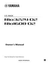 Yamaha Rio1608 Instrukcja obsługi