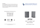 Grandstream DP752 Instrukcja instalacji