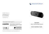 Grandstream GVC3210 RMT Quick Installation Guide