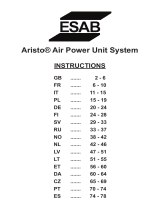 ESAB Aristo® Air Power Unit System Instrukcja obsługi