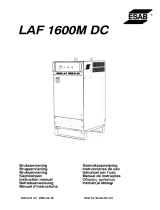 ESAB LAF 1600M Instrukcja obsługi