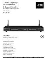 Monacor TXS-920 Instrukcja obsługi