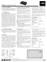 Monacor LSP-102 Instrukcja obsługi