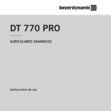 Beyerdynamic DT 770 PRO, 80 Ohms Instrukcja obsługi