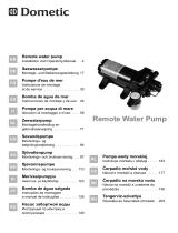 Dometic Remote Water Pump Instrukcja obsługi
