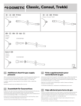 Dometic Classic1, Classic2 (leaflet gas supply) Instrukcja instalacji