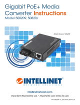 Intellinet Gigabit PoE  Media Converter Quick Instruction Guide