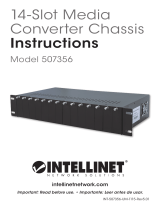 Intellinet 14-Slot Media Converter Chassis Instrukcja obsługi