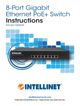 Intellinet 8-Port Gigabit Ethernet PoE  Switch Quick Instruction Guide