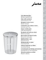 Jura Glass milk container Instrukcja obsługi