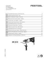 Festool DR 20 E FF-Plus Instrukcja obsługi